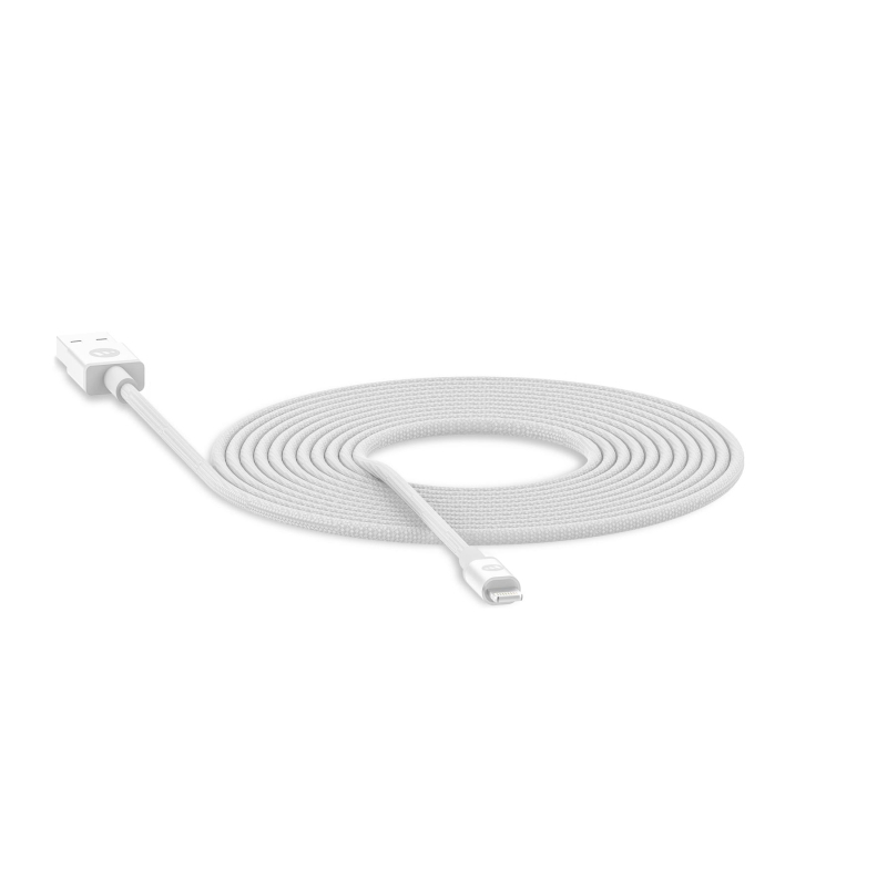 mophie USB-A to Lightning Cable 3m - White