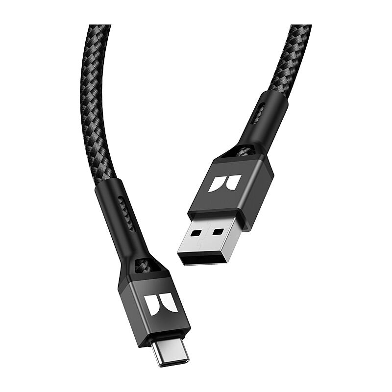 Monster 1.2m USB-C to USB-A Cable - Black
