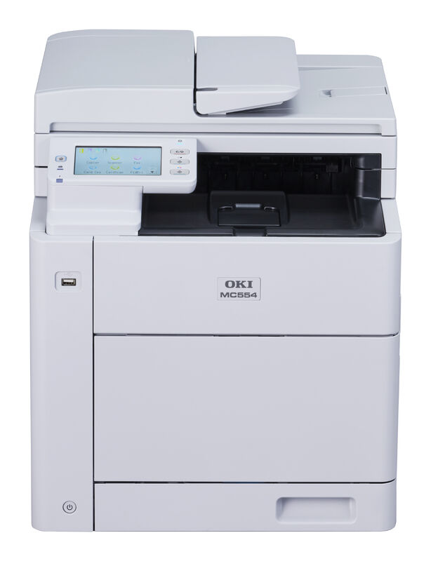 Oki MC554dnw Multifunction Colour Laser Wireless Printer + Duplex