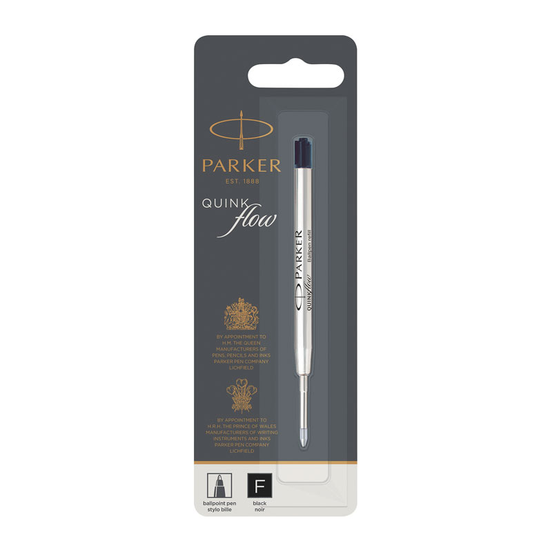 Parker Quinkflow Ballpoint Pen Refill Fountain Pen Black