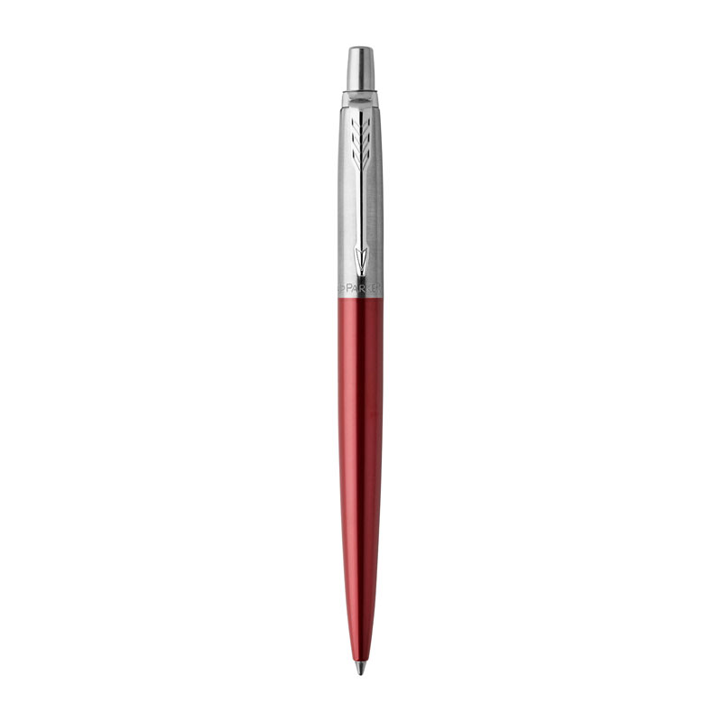 Parker Jotter Kensington Red Chrome Trim Ballpoint Pen
