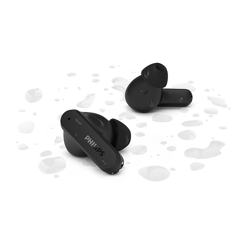 Philips Wireless Dynamic Bass Earbuds - Black
