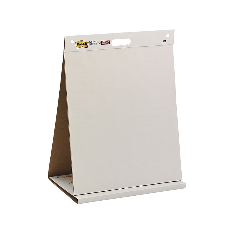 Post-It Super Sticky Easel Tabletop Pad White 508 x 584mm