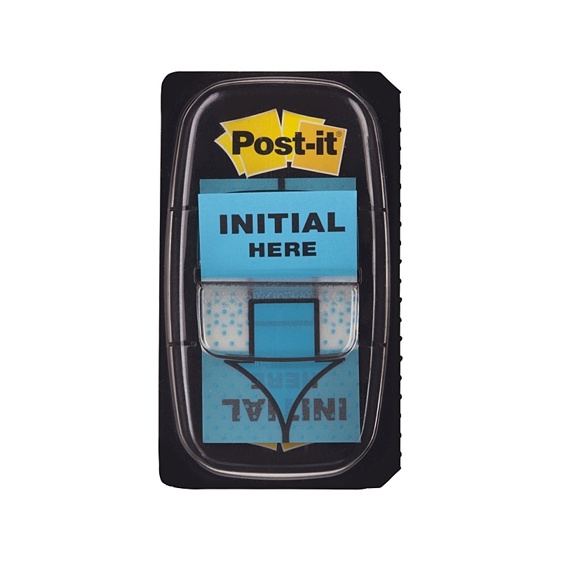 Post-It Initial Here Flags 25 x 43mm 2-Pack - Box of 6