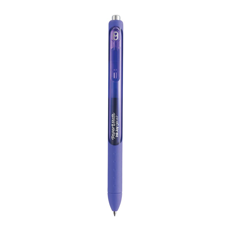 Paper Mate Inkjoy Retractable Gel Pen Purple - Box of 12 Paper Mate Inkjoy Retractable Gel Pen Purple - Box of 12