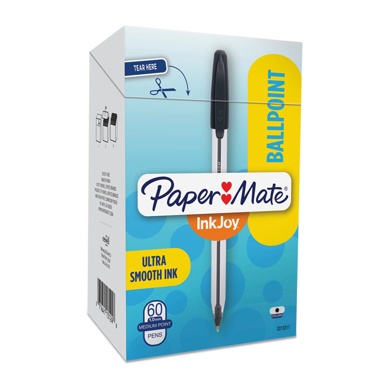 Paper Mate InkJoy 50ST Ball Pen Black - Box of 60