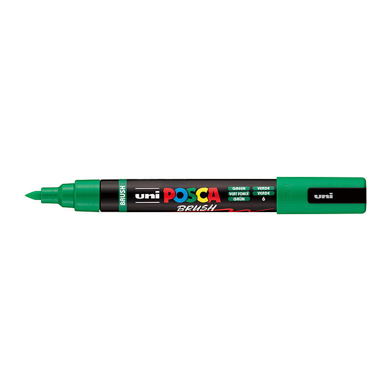 POSCA PC5BRGN Medium Brush Tip Paint Marker - Green