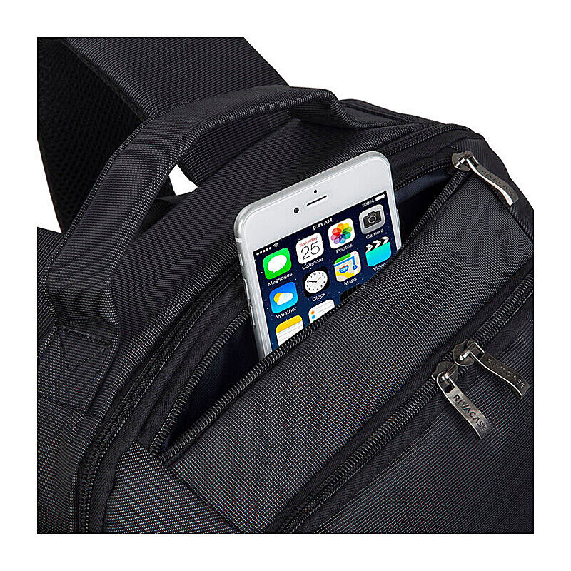 RIVACASE 8262 Central Laptop Backpack - 15.6in - Black