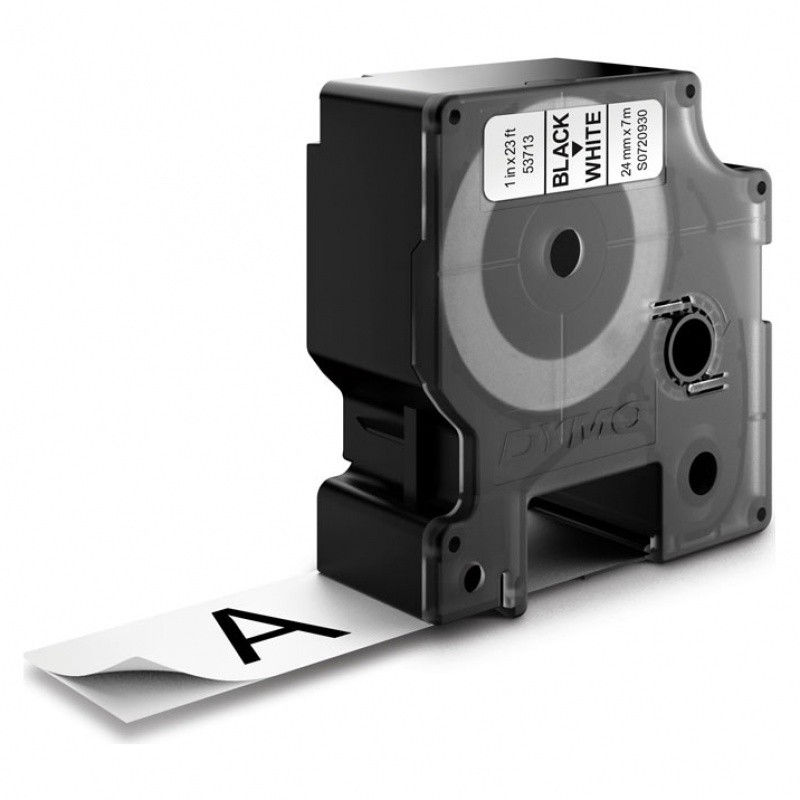 2 Pack DYMO D1 Label Tapes 24 mm x 7 m Black on White 2 Pack DYMO D1 Label Tapes 24 mm x 7 m Black on White