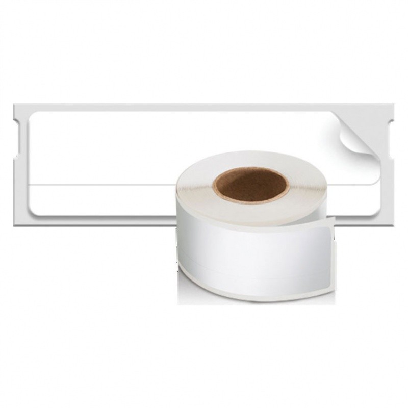 5 Pack DYMO S0722460 White Suspension File Paper LabelWriter Label Roll - 12mm x 50mm, 220 Labels, 1 Roll