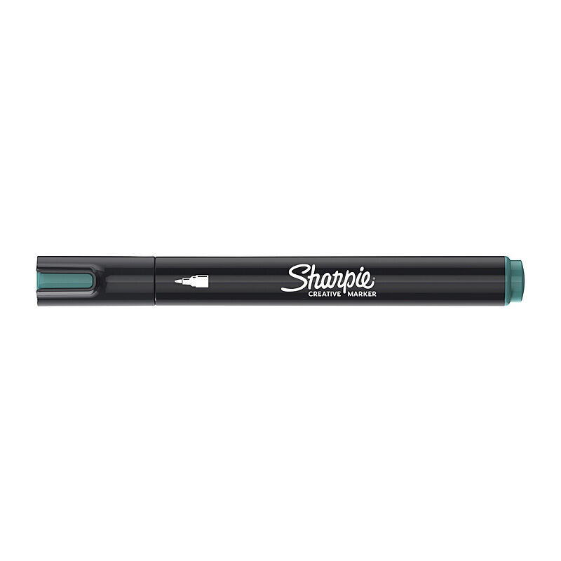 Sharpie Creative Markers - Water-Based Acrylic Bullet Tip Markers - Green - Box of 6