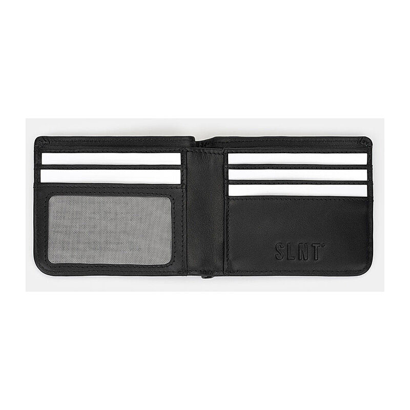 SLNT Bifold Wallet Leather - Black