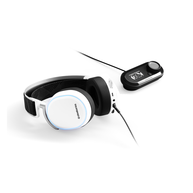 SteelSeries Arctis Pro Gaming Headset + GameDAC Hi-Res Audio System - White