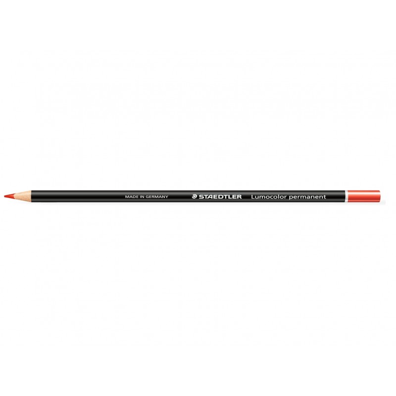 Staedtler Lumocolor Permanent Pencils Red, Box of 12 Staedtler Lumocolor Permanent Pencils Red, Box of 12