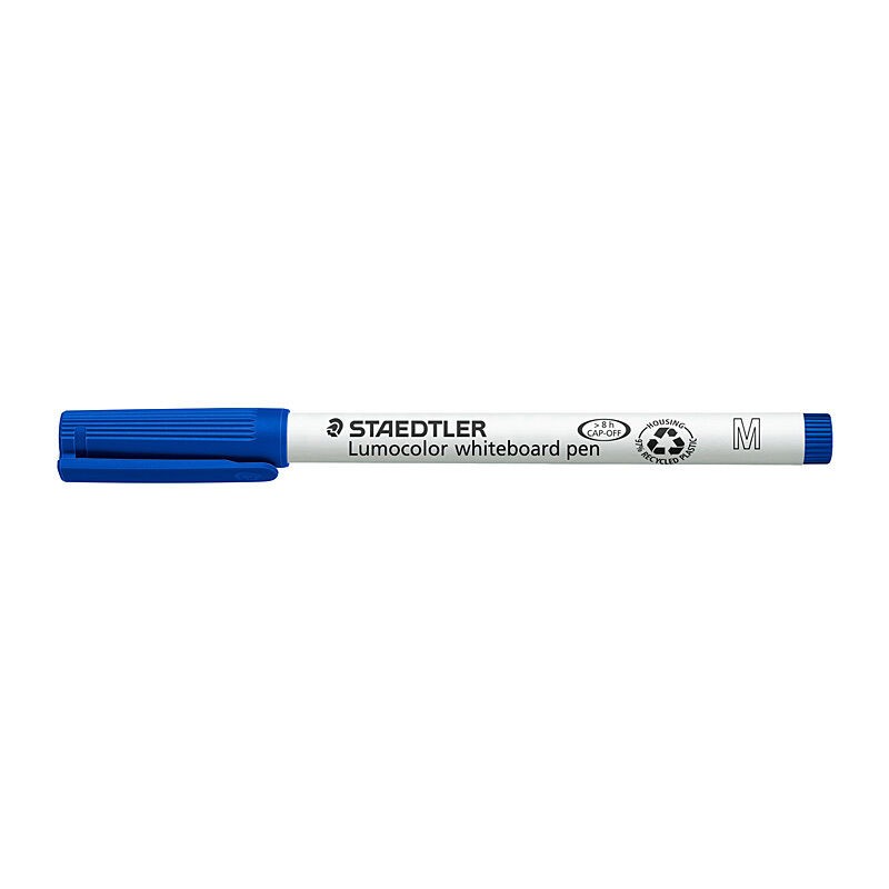 Staedtler Lumocolor Whiteboard Markers Blue, Box of 10 Staedtler Lumocolor Whiteboard Markers Blue, Box of 10