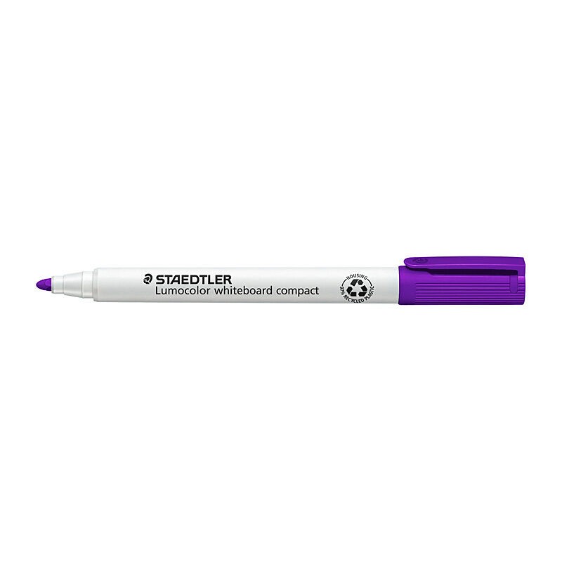 Staedtler Lumocolor Compact Whiteboard Marker Purple, Box of 10
