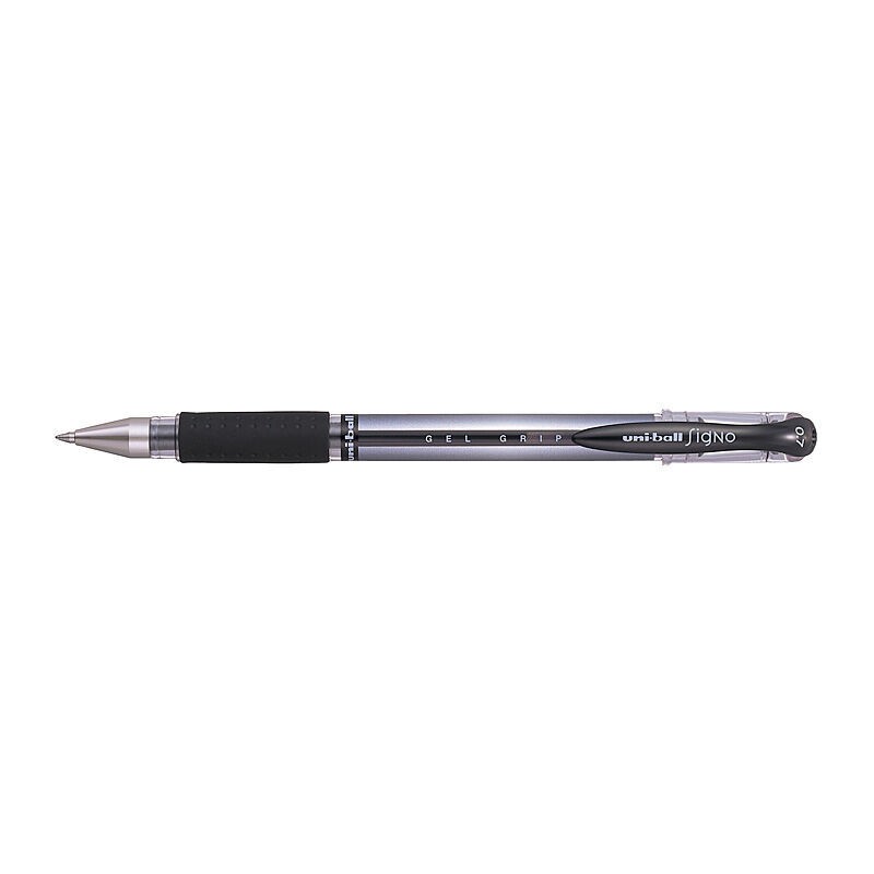 uni-ball Signo UM-151S Gel Grip Rollerball Pens 0.7 mm Black, Box of 12 uni-ball Signo UM-151S Gel Grip Rollerball Pens 0.7 mm Black, Box of 12