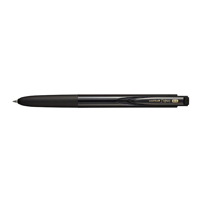 uni-ball Signo Retractable Gel Pens 0.5 mm Black, Pack of 10 uni-ball Signo Retractable Gel Pens 0.5 mm Black, Pack of 10