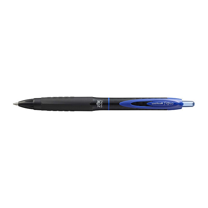uni-ball Signo 307 Fine Retractable Gel Pens 0.7 mm Blue, Box of 12 uni-ball Signo 307 Fine Retractable Gel Pens 0.7 mm Blue, Box of 12