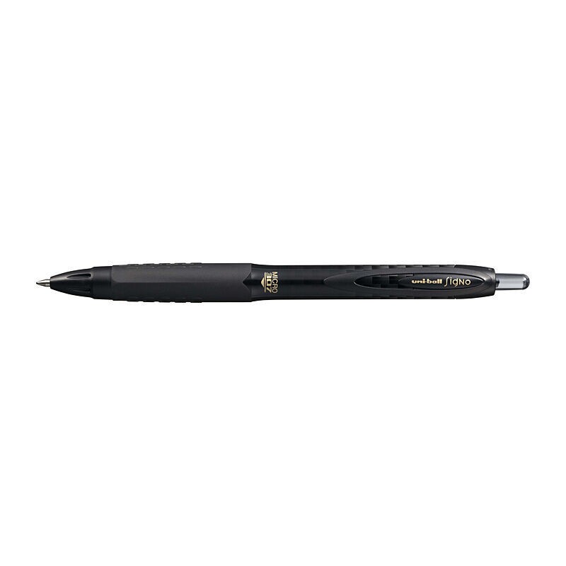 uni-ball Signo 307 Retractable Gel Pens 0.5 mm Black, Box of 12 uni-ball Signo 307 Retractable Gel Pens 0.5 mm Black, Box of 12