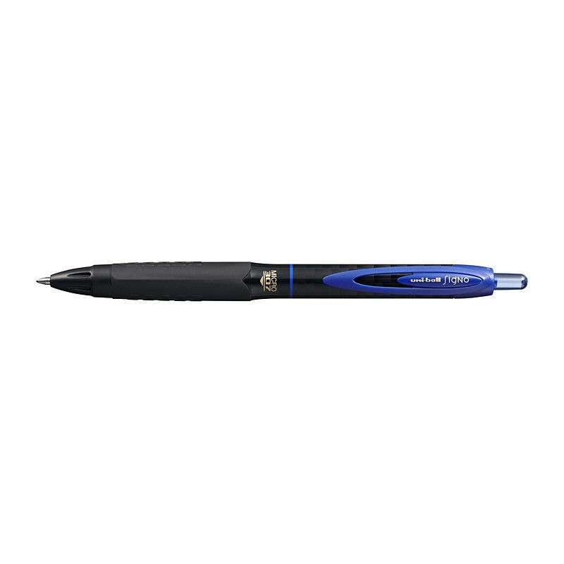 uni-ball Signo 307 Retractable Gel Pens 0.5 mm Blue, Box of 12 uni-ball Signo 307 Retractable Gel Pens 0.5 mm Blue, Box of 12