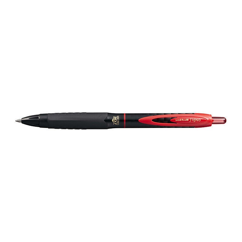 uni-ball Signo 307 Retractable Gel Pens 0.5 mm Red, Box of 12 uni-ball Signo 307 Retractable Gel Pens 0.5 mm Red, Box of 12