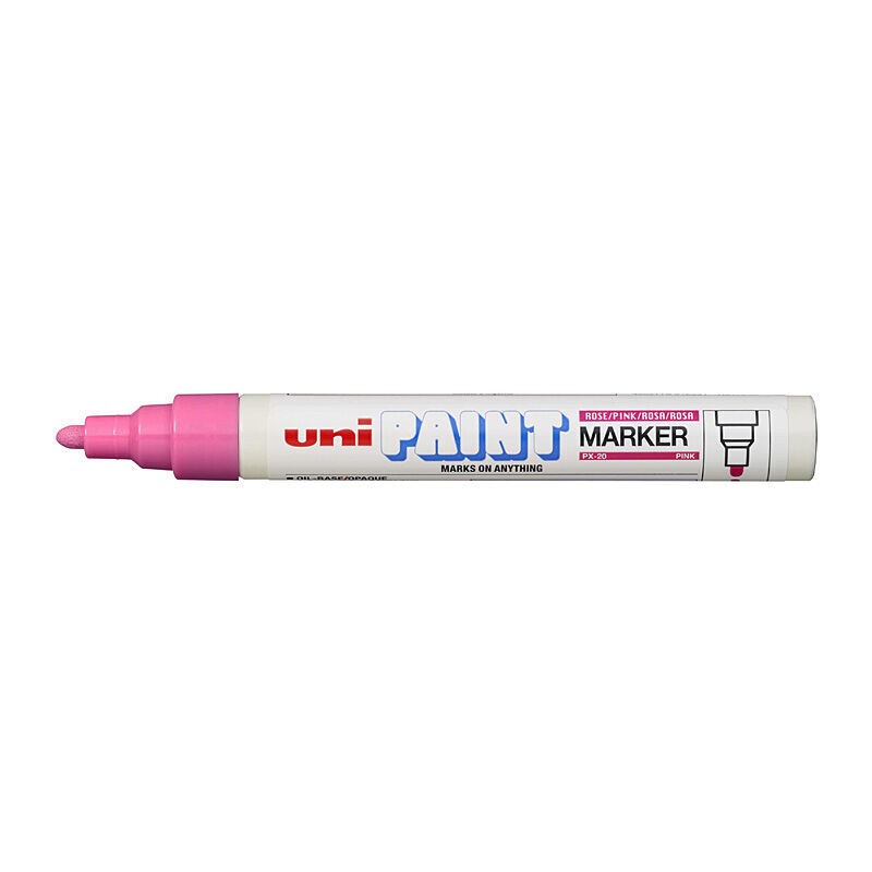 uni Paint Markers PX-20 Medium Bullet Tip Pink, Box of 12 uni Paint Markers PX-20 Medium Bullet Tip Pink, Box of 12