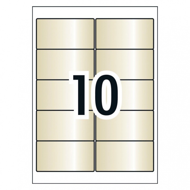 Avery Crystal Clear Rectangle Labels 96 x 50.8 mm, 100 Labels Avery Crystal Clear Rectangle Labels 96 x 50.8 mm, 100 Labels