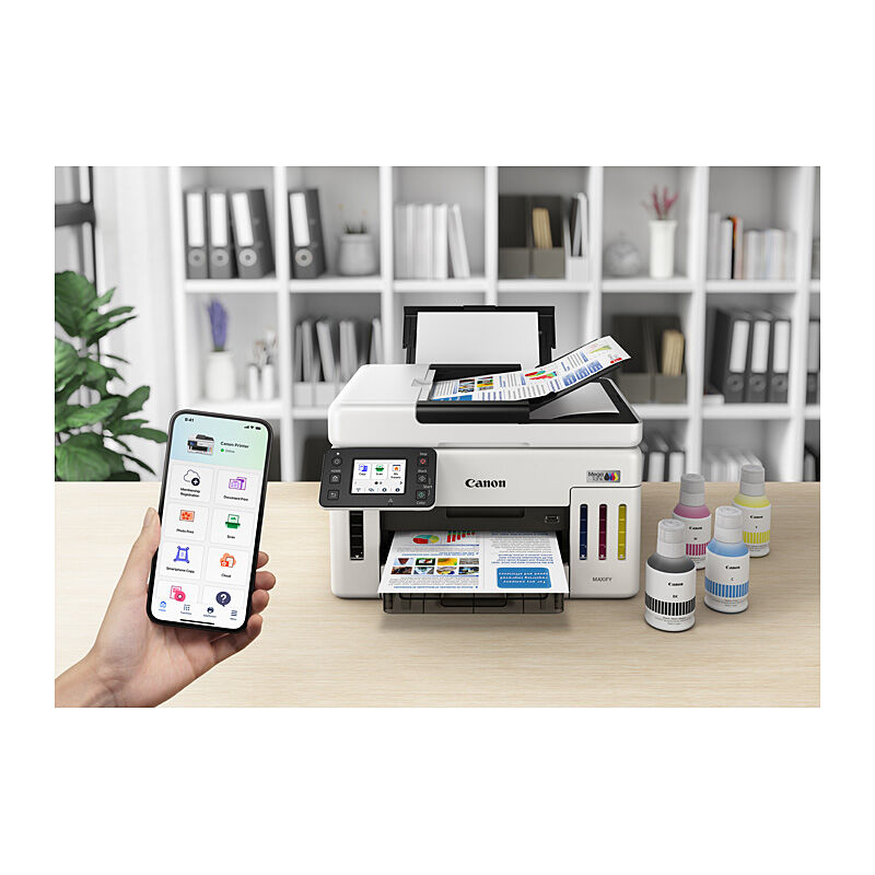 Canon MAXIFY GX6160 MegaTank Multifunction Colour InkJet Wireless Printer + Duplex