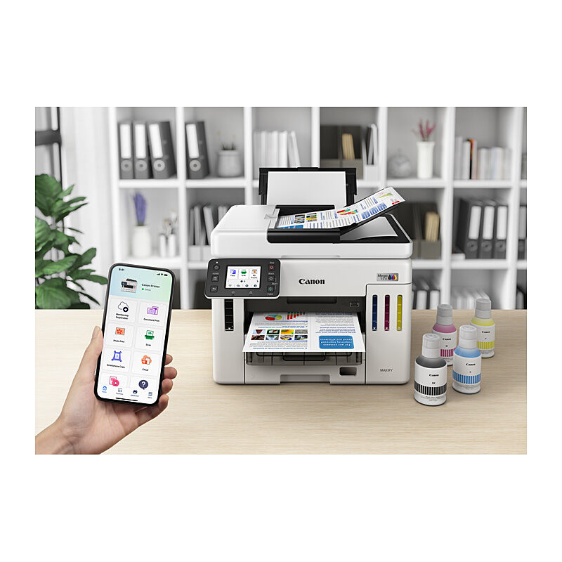 Canon MAXIFY GX7160 MegaTank Multifunction Colour InkJet Wireless Printer + Duplex