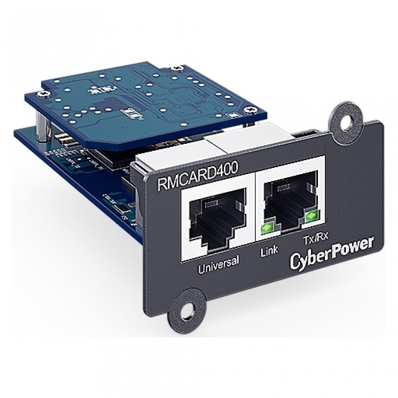 CyberPower RMCARD400 High-speed Data Transfer SNMP Card for Pro UPS CyberPower RMCARD400 High-speed Data Transfer SNMP Card for Pro UPS