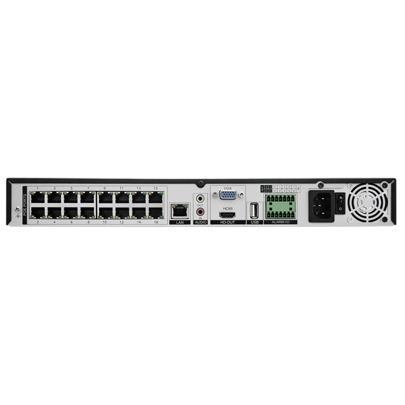D-Link 16-Channel H.265 Network Video Recorder with 16 PoE Ports