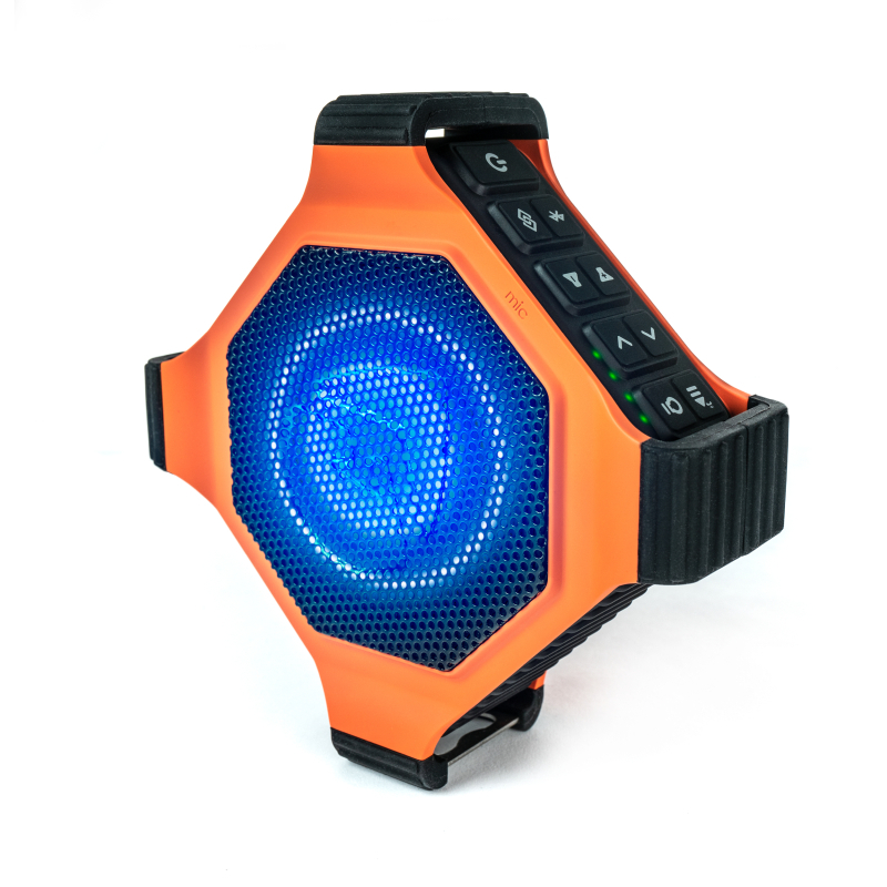 EcoXgear EcoEdge+ 20-Watt RGB Waterproof Speaker - Orange
