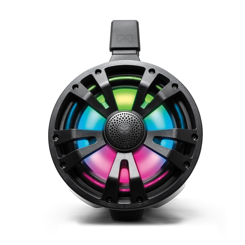 EcoXgear ETA08 2-Pack Black 8 Inch Marine Amplified Speakers