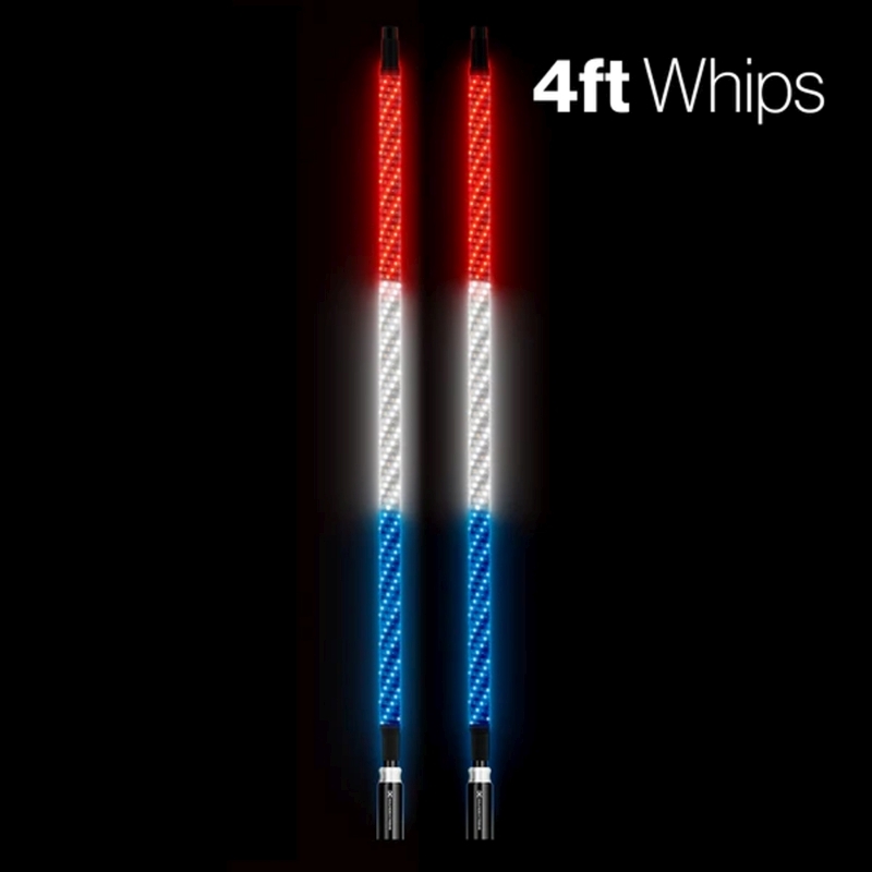 EcoXgear 4 Foot Whip LED Kit with Controller