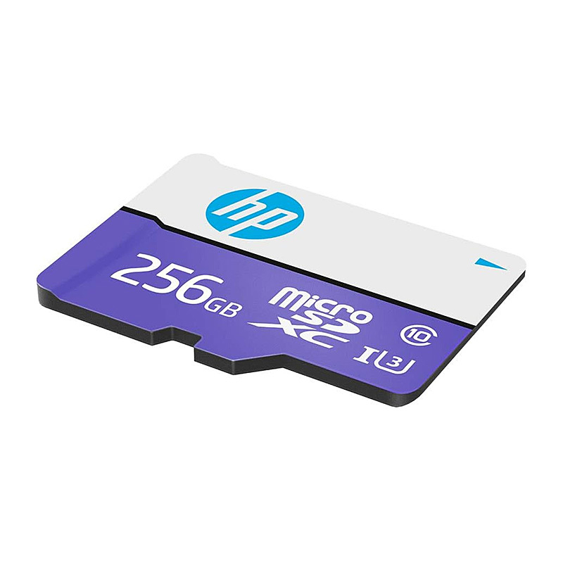 HP Micro SD U3/A1/V30 256GB (Purple card) with Adaptor