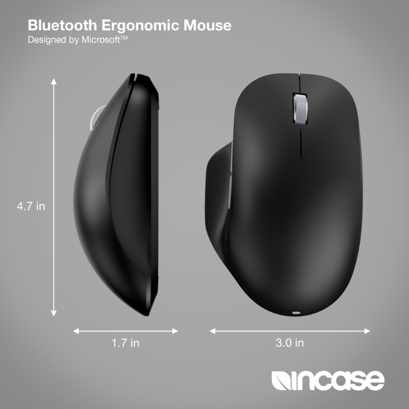 Incase Bluetooth Ergonomic Mouse - Black Incase Bluetooth Ergonomic Mouse - Black