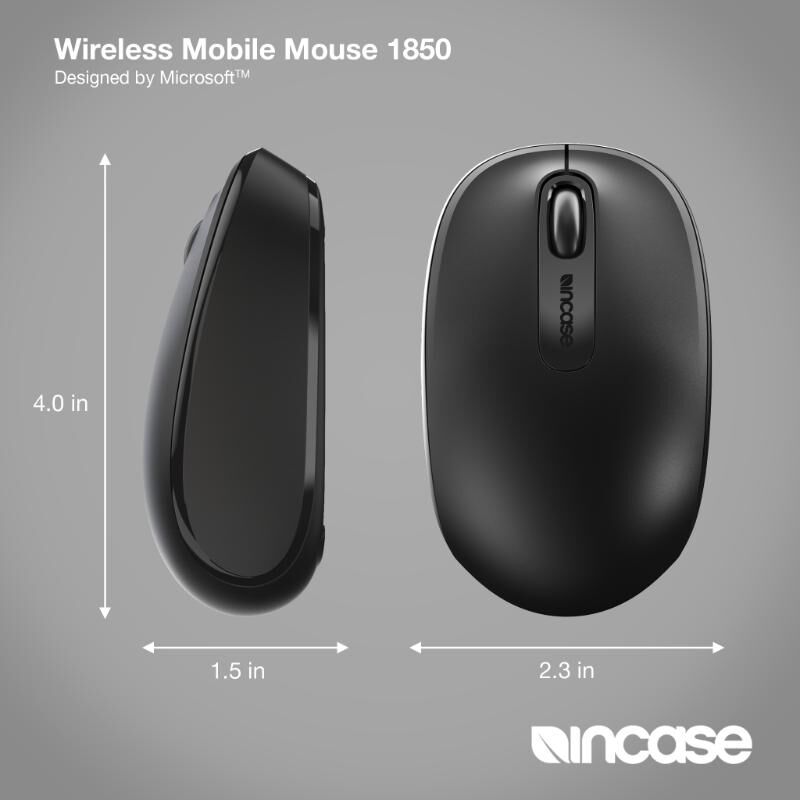 Incase Wireless Mobile Mouse 1850 - Black Incase Wireless Mobile Mouse 1850 - Black