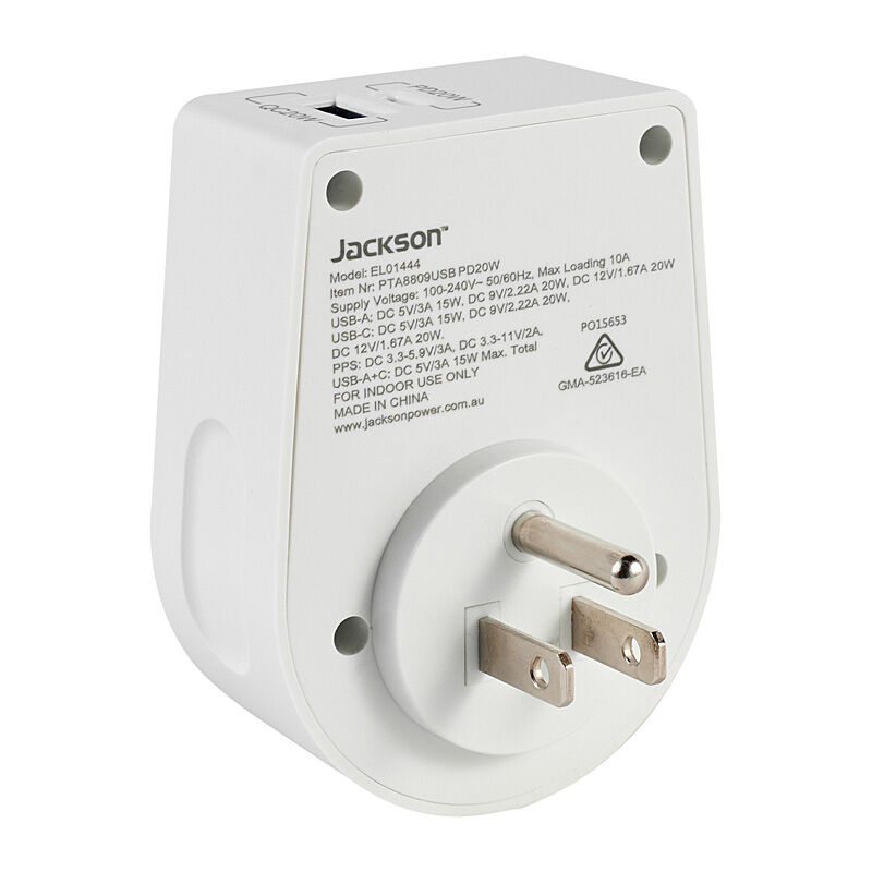 Jackson Outbound US Canada Travel Adapter