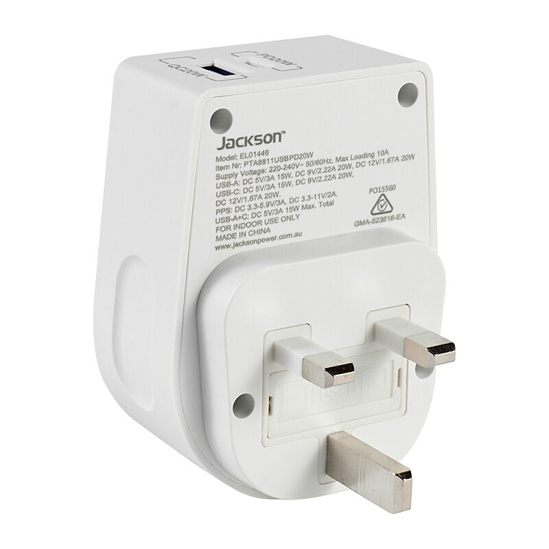 Jackson Outbound UK Hong Kong Travel Adapter Jackson Outbound UK Hong Kong Travel Adapter