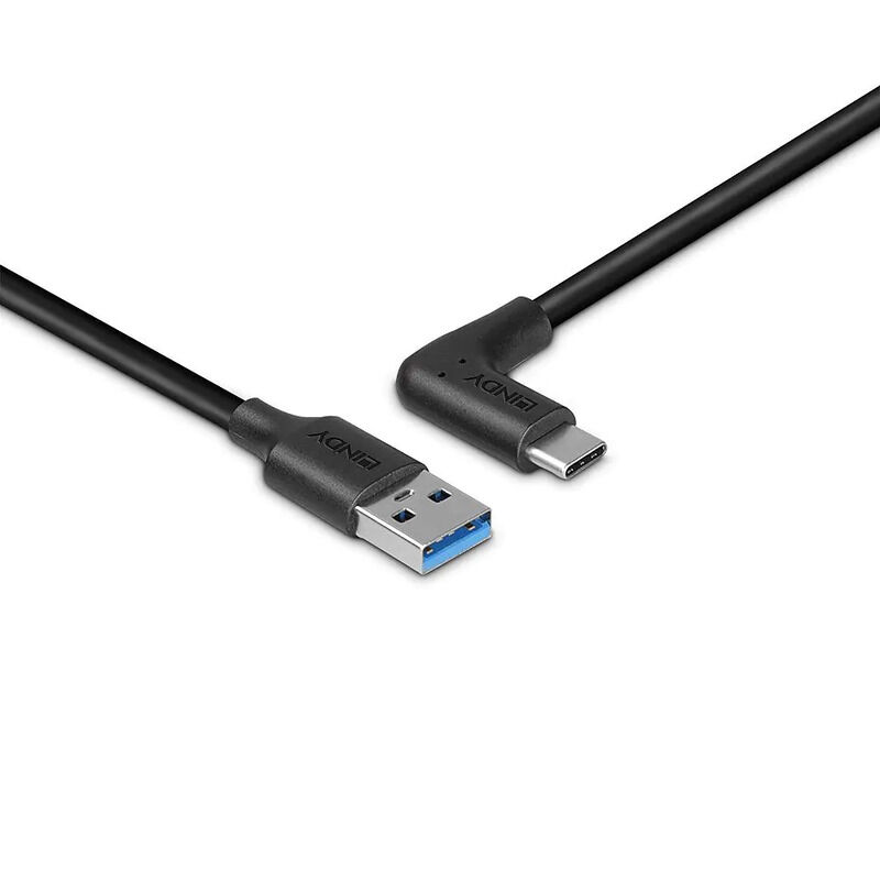 Lindy 0.5m USB 3.2 A to C, R/A