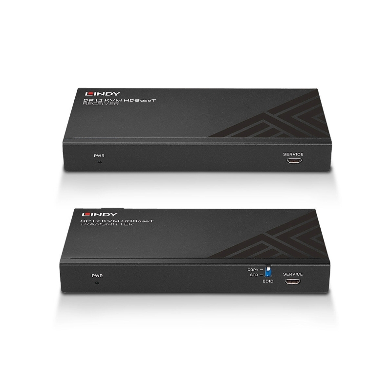 Lindy 150m Cat.6 DisplayPort 1.2 USB IR & RS-232 HDBaseT KVM Extender