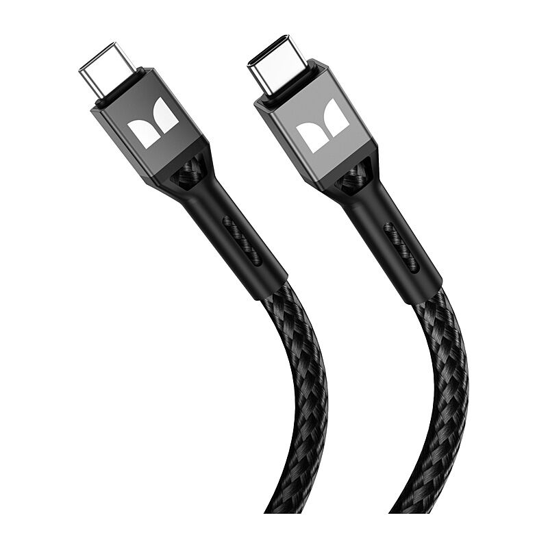 Monster 1.2m USB-C to USB-C Cable - Black