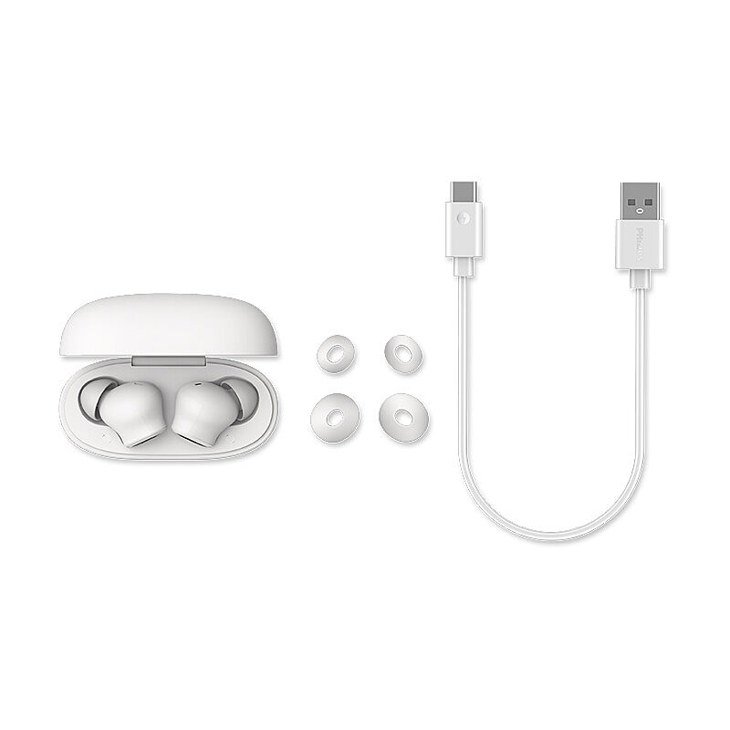 Philips TWS True Wireless Earbuds - White
