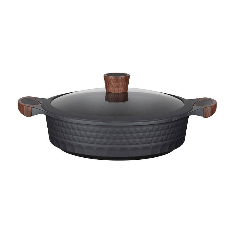 Resto Capella Shallow Pot with Lid - Diameter 28cm