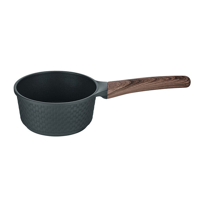 Resto Ran Black Saucepan with Lid - Diameter 16cm