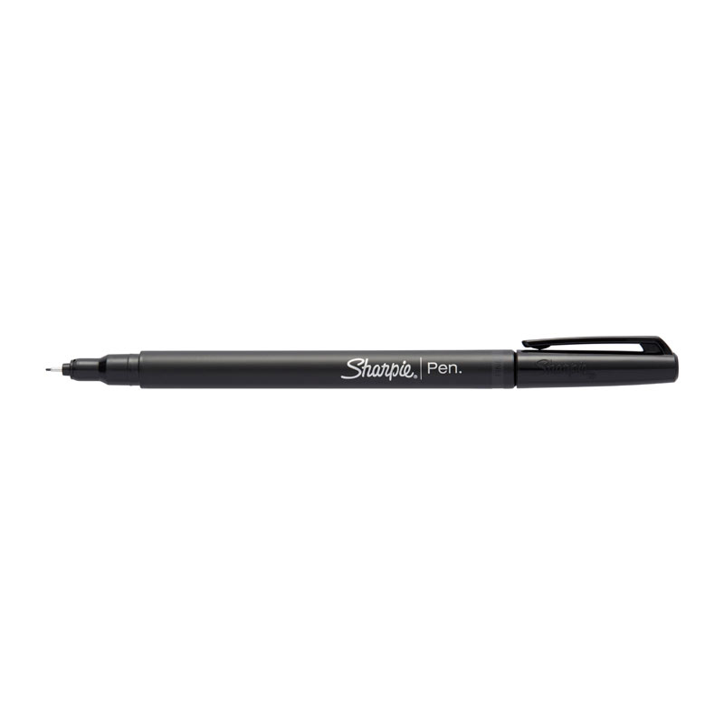 Sharpie Pen Fine Black - Pack of 2 - Box of 6