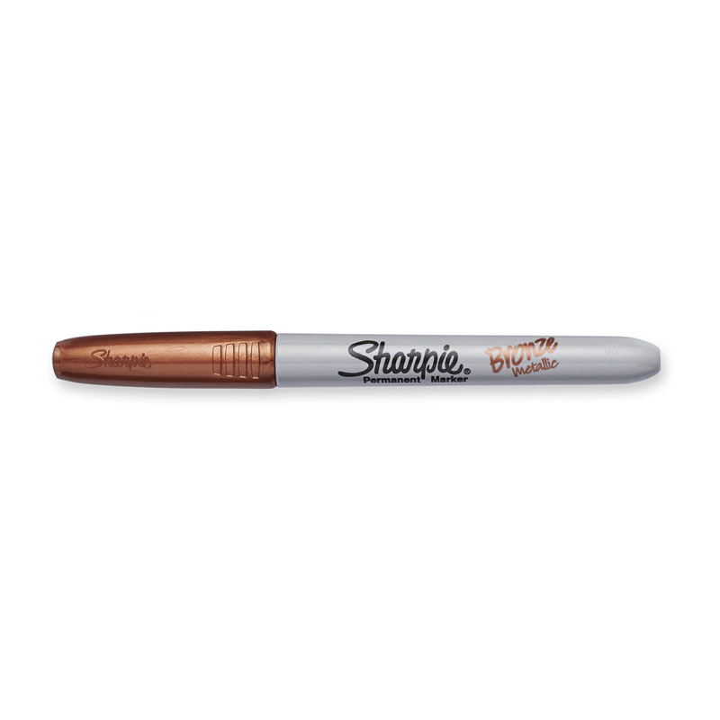 Sharpie Permanent Marker Fine Point Brnz - Box of 12