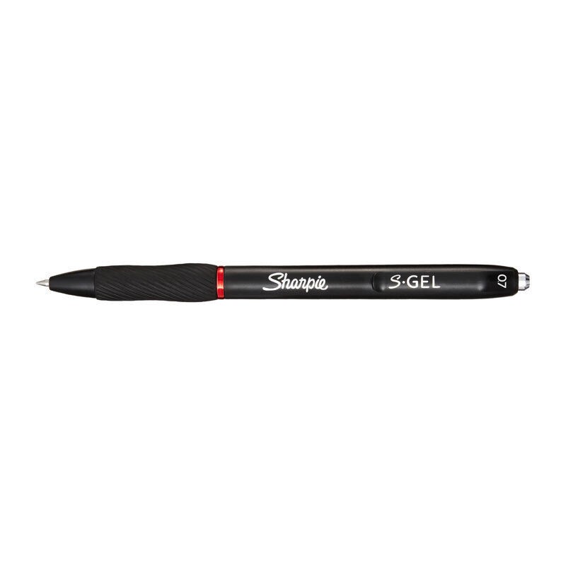 Sharpie S-Gel Retractable Gel Pens 0.7 mm Red, Box of 12 Sharpie S-Gel Retractable Gel Pens 0.7 mm Red, Box of 12