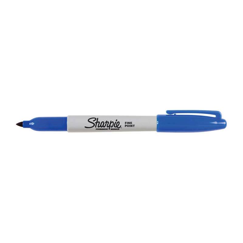 Sharpie Fine Point Permanent Marker Blue - Box of 12